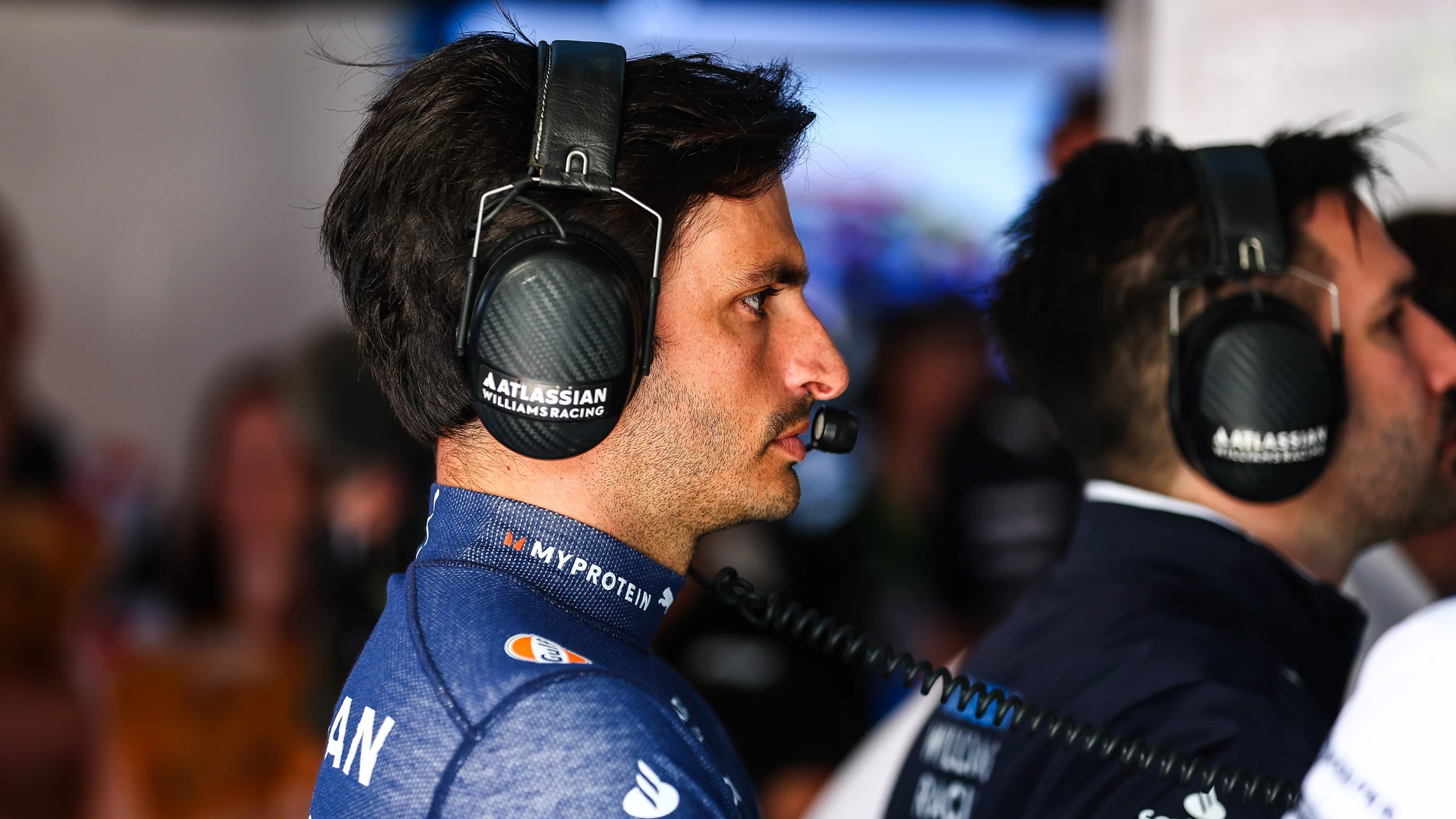 SAINZ Carlos (spa), Williams Racing FW47, portrait during the Formula 1 Pirelli Grand Prix du Canada 2025, 10th round of the 2025 FIA Formula One World Championship from June 14 to 16, 2025 on the Circuit Gilles Villeneuve, in Montréal, Canada - Photo Eric Alonso / DPPI AFP7 14/06/2025 ONLY FOR USE IN SPAIN