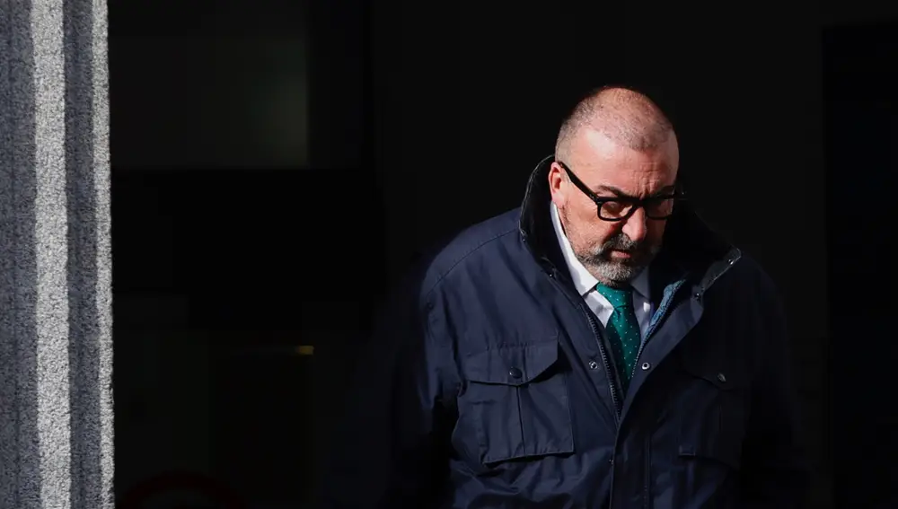 Salida de Koldo García del Tribunal Supremo tras su declaración.