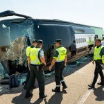 El vuelco de un autobús deja nueve heridos leves en Fuentes de Oñoro (Salamanca)