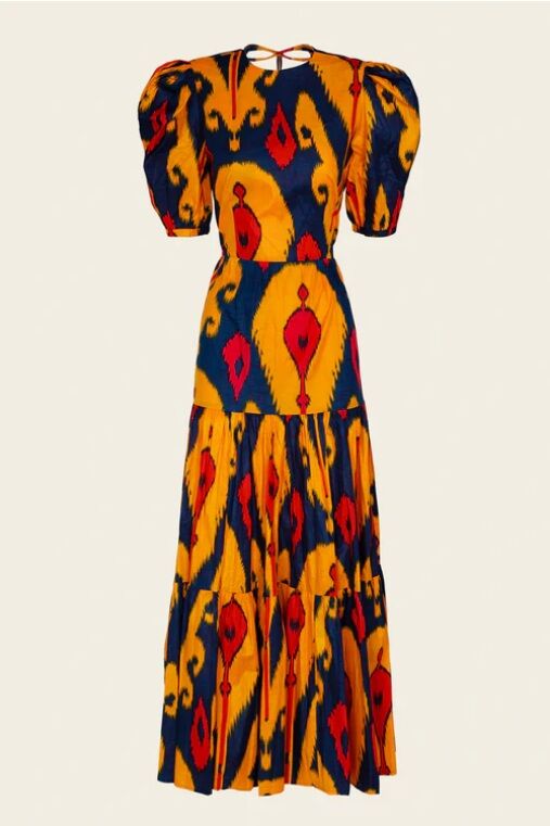 Vestido estampado.