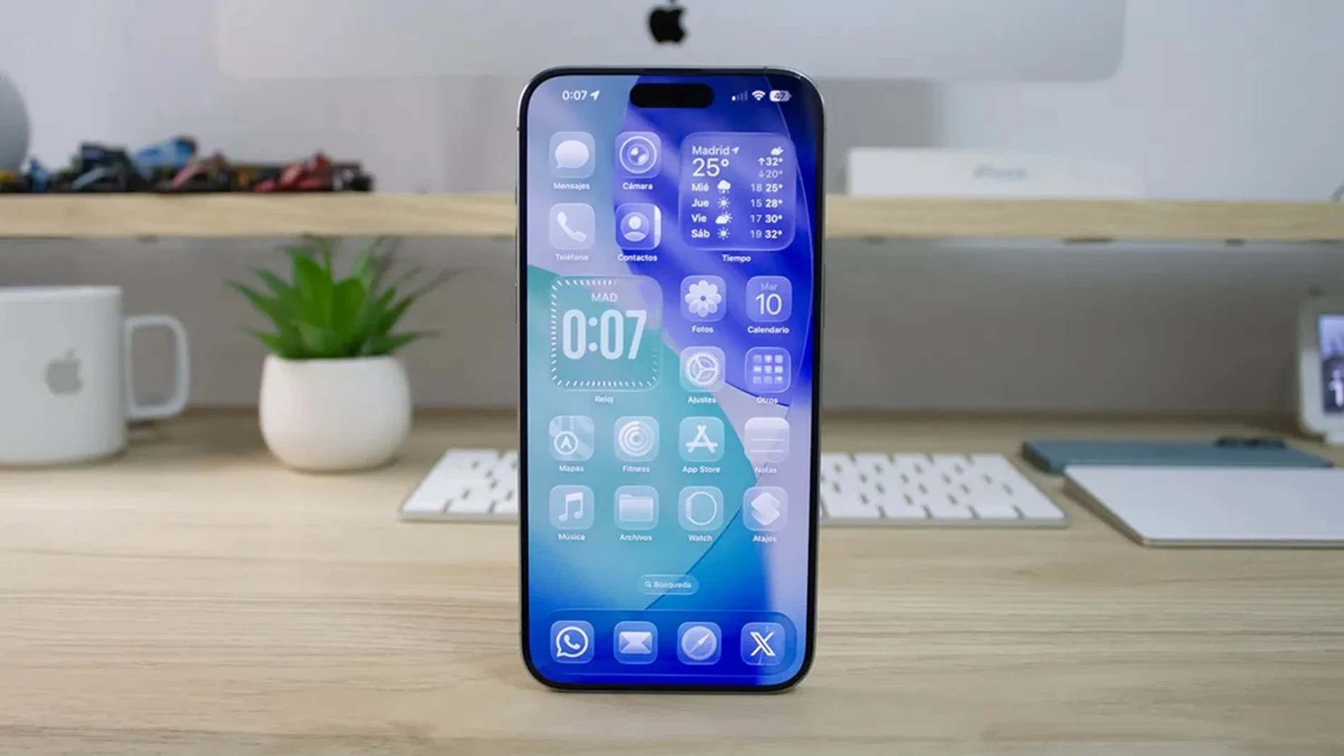 iPhone con iOS 26