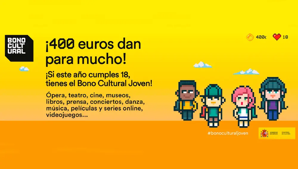 El Bono Cultural Joven 2025 ya se puede solicitar