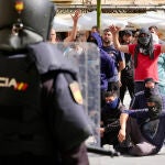 Manifestaciones de esta mañana en Cádiz