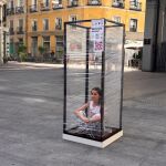 "Mercancía Humana", instalación de alumnas de la Universidad IE 