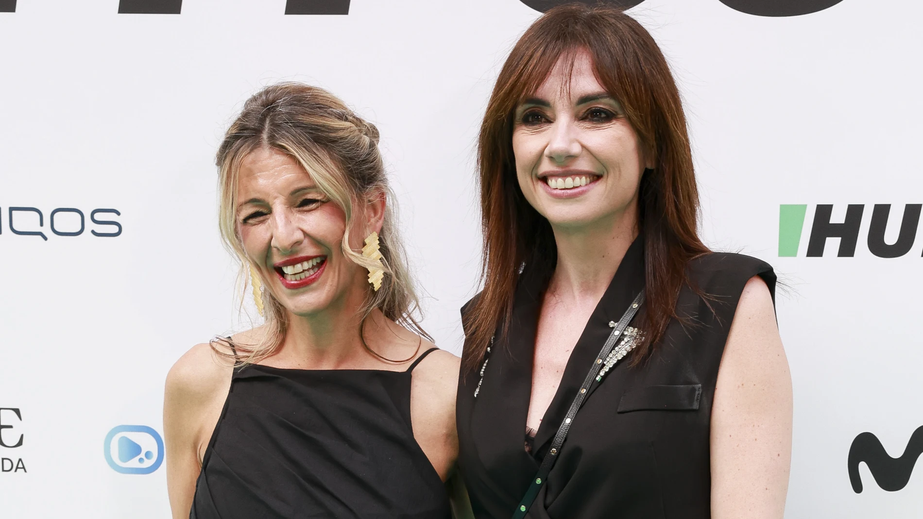 Yolanda Díaz con vestidod e Zara.