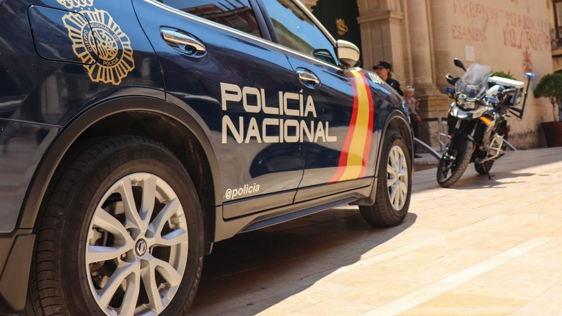 Un vehículo policial en Málaga