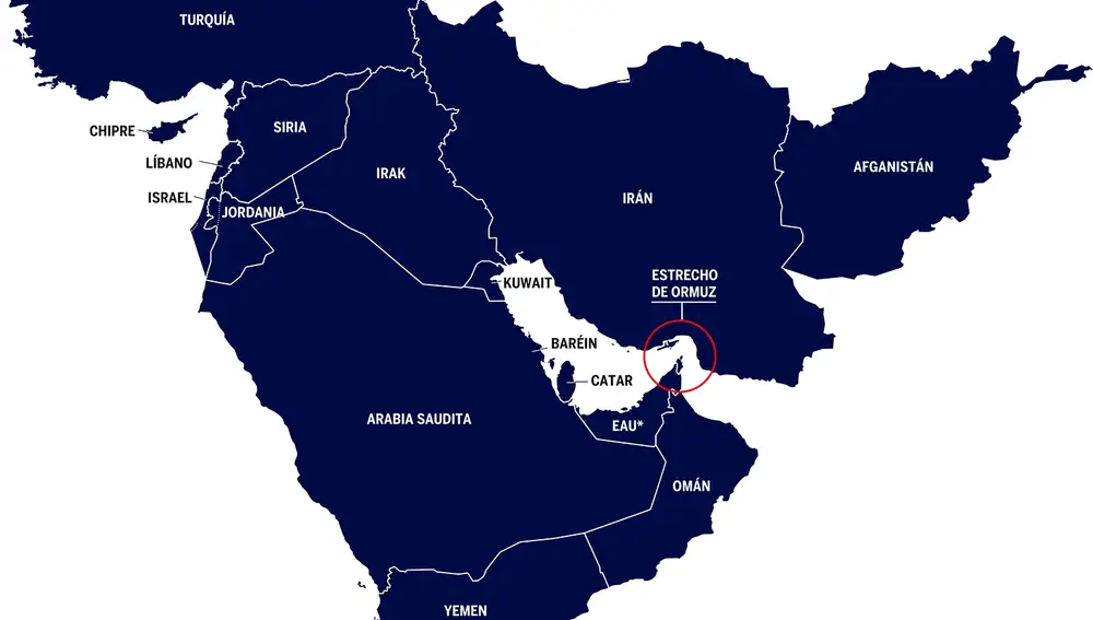 Irán.- El Parlamento iraní recomienda el cierre del estrecho de Ormuz a la espera de la decisión final de Jamenei