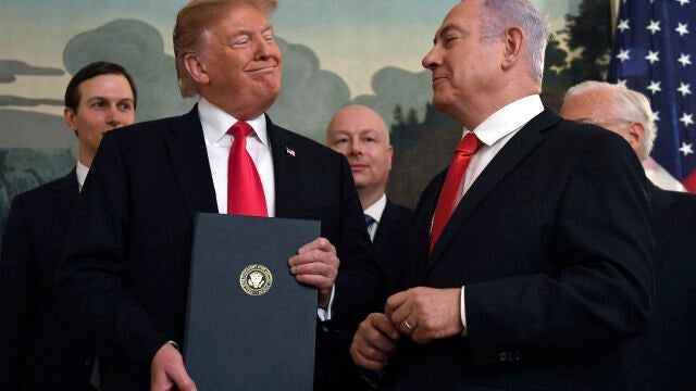 Donald Trump y Benjamin Netanyahu