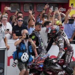 Marc Márquez celebra su triunfo en la carrera larga de Mugello