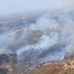 Incendio en Zalamea la Real (Huelva)