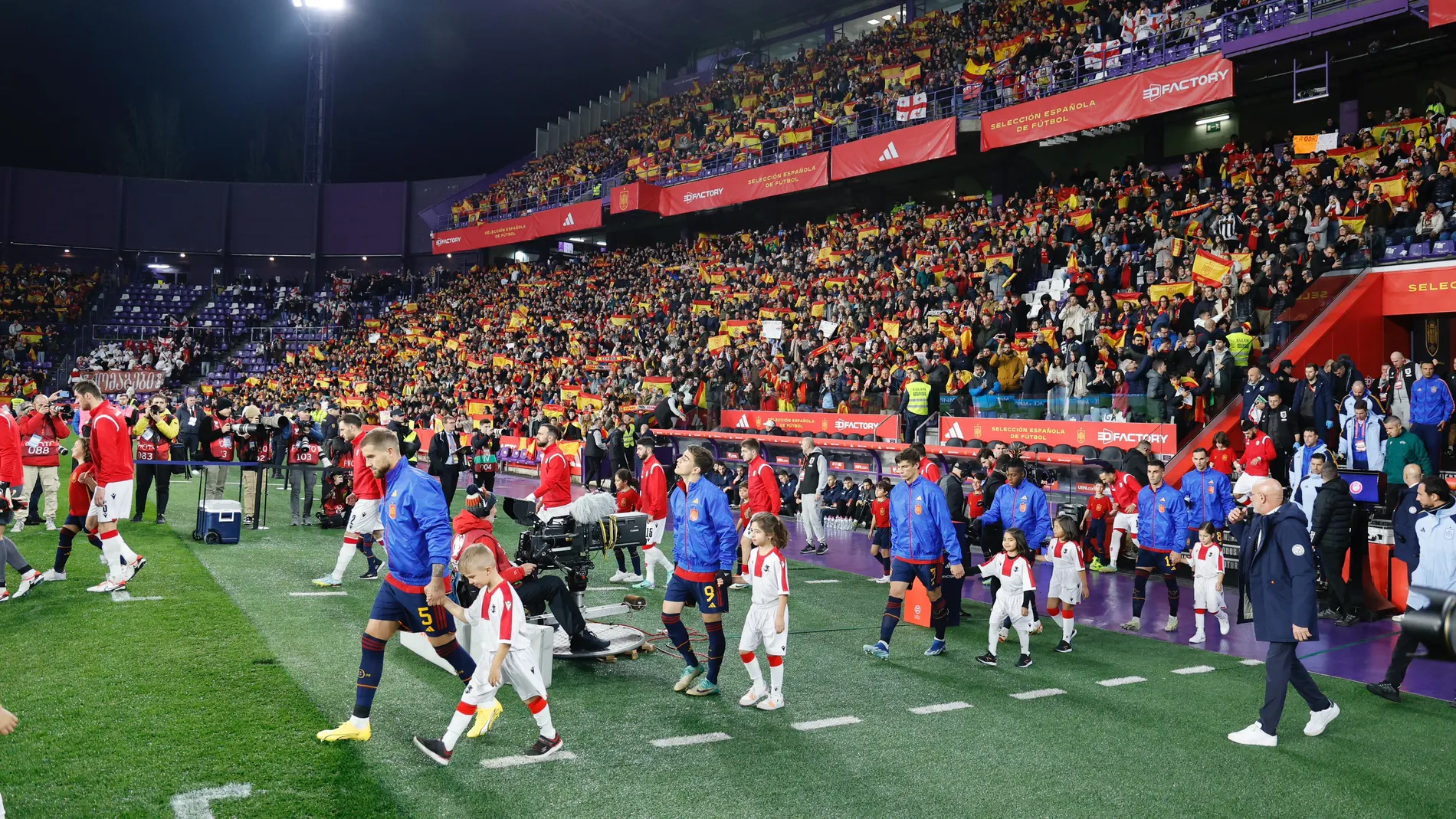Último partido de la Selección Española de Fútbol disputado en el Estadio José Zorrilla de Valladolid