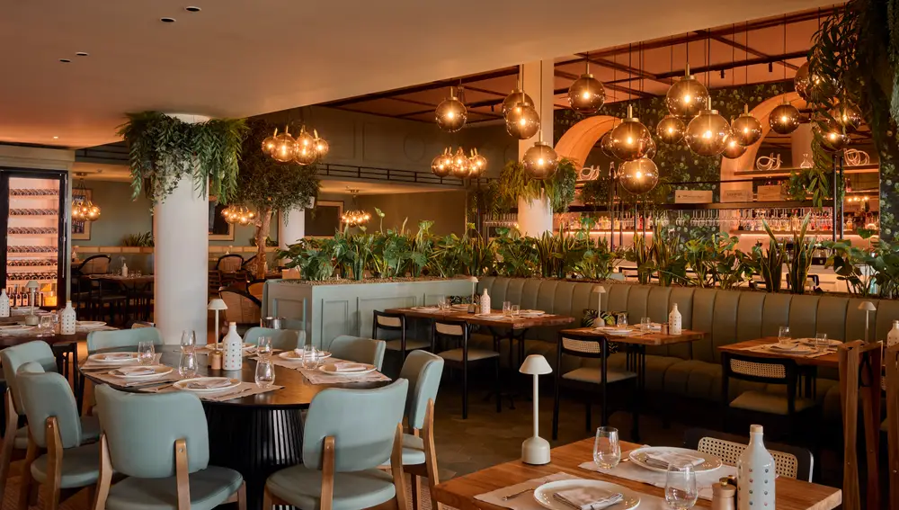 Interior del restaurante Isola