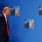 Donald Trump durante la cumbre de la OTAN en La Haya