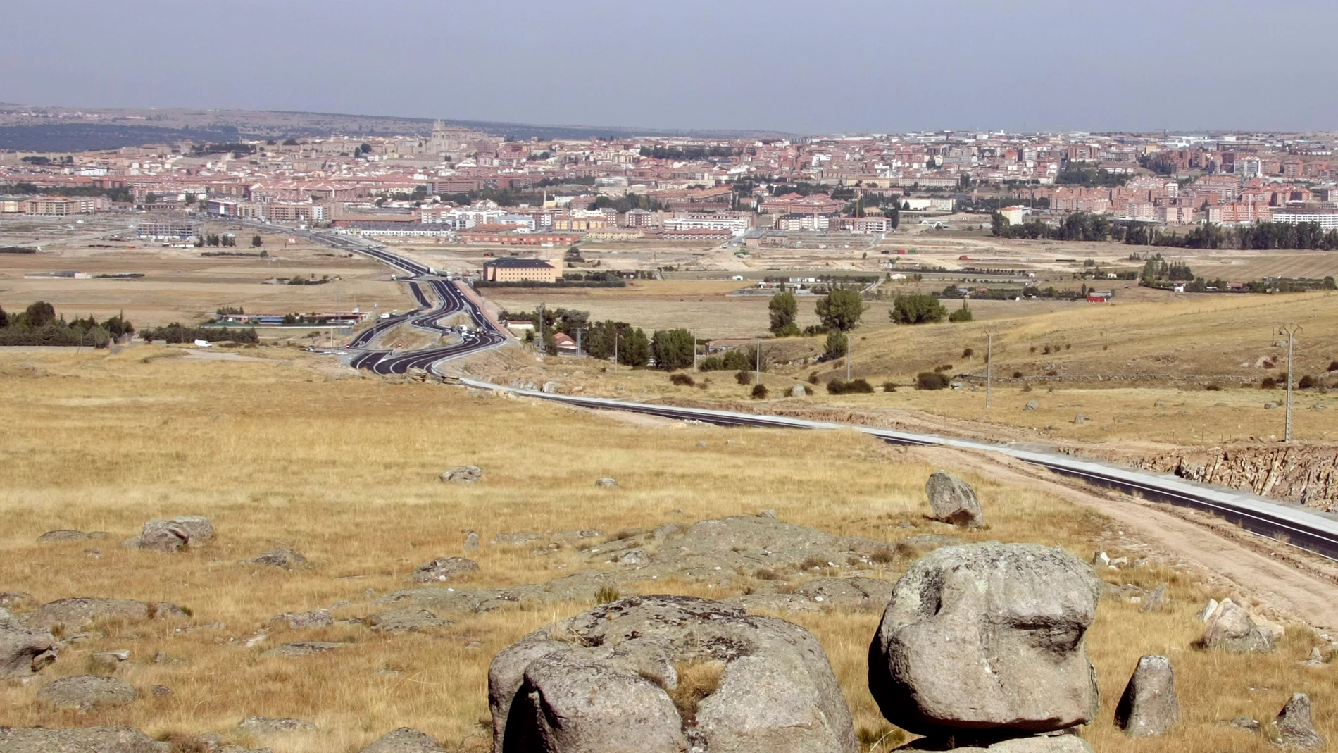 Tramo de la N-403 en Ávila