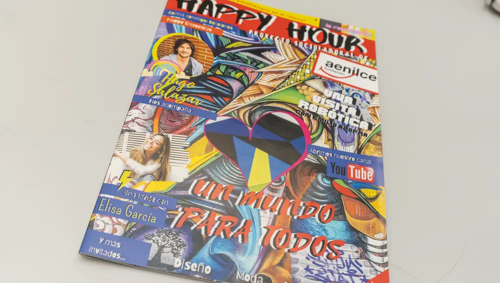 Chicos con parálisis cerebral crean una revista de la Fundación AENILCE