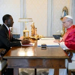 Pope Leo XIV meets Equatorial Guinea's President Teodoro Obiang