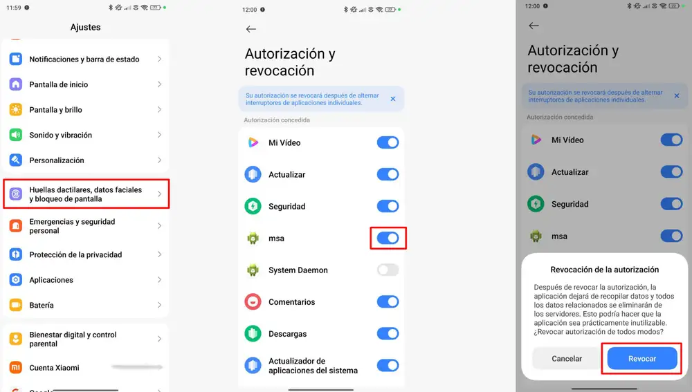 Así puedes desactivar el proceso "MSA" en tu Xiaomi