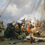 «Corsarios argelinos en acción...» (1844), de Niels Simonsen