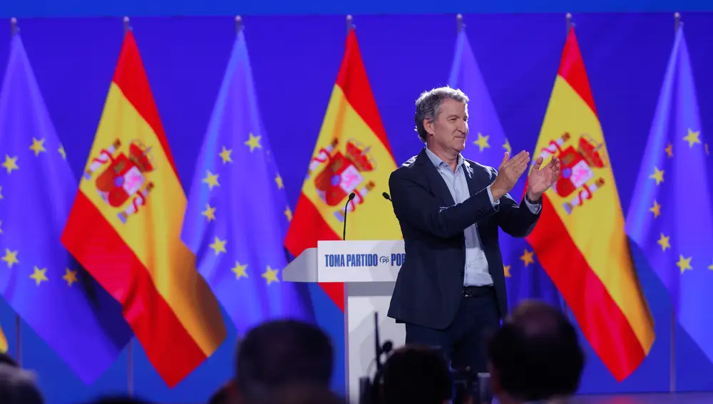Intervención de Alberto Núñez Feijóo en la última jornada del 21 congreso nacional del Pp @ Gonzalo Pérez Mata