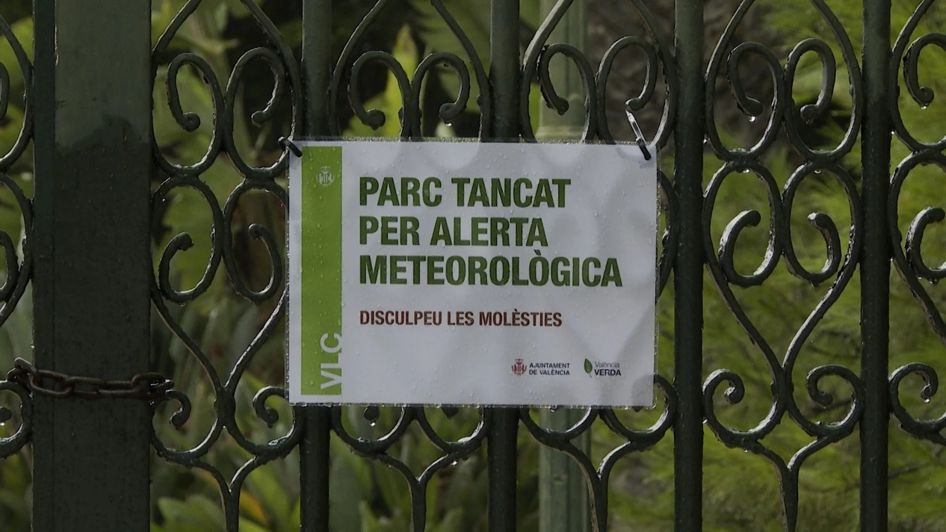 El Ayuntamiento de Valencia ordena desalojar playas y cierra parques y cementerios por alerta de lluvia y viento