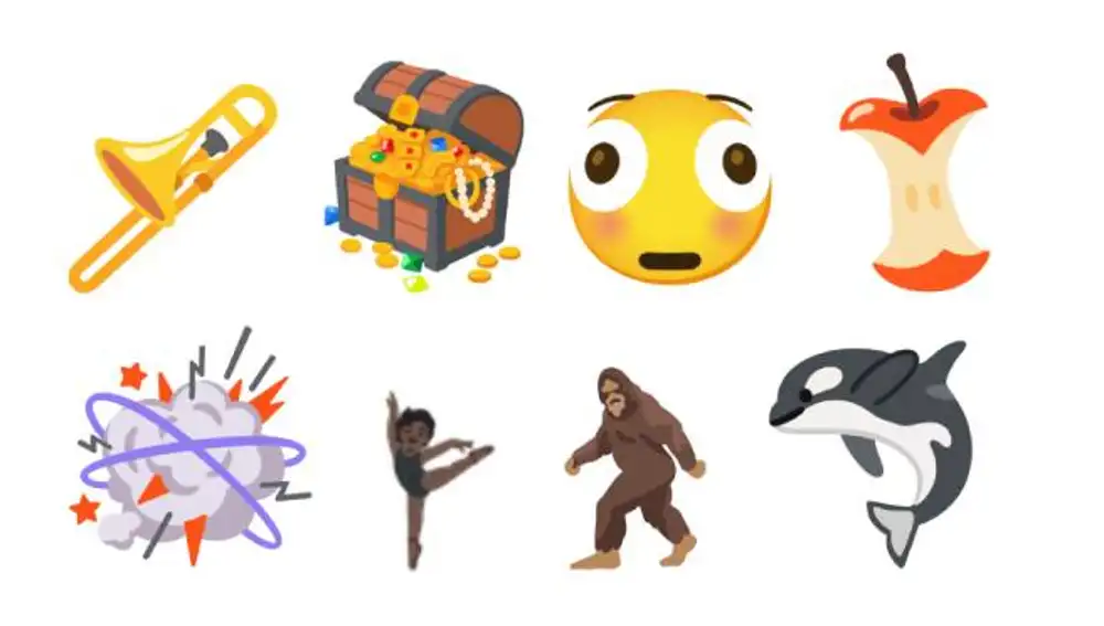 Algunos de los emojis que llegarán con Unicode 17.0.