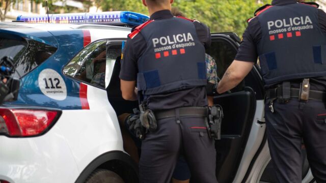 Detención de los Mossos d'Esquadra 