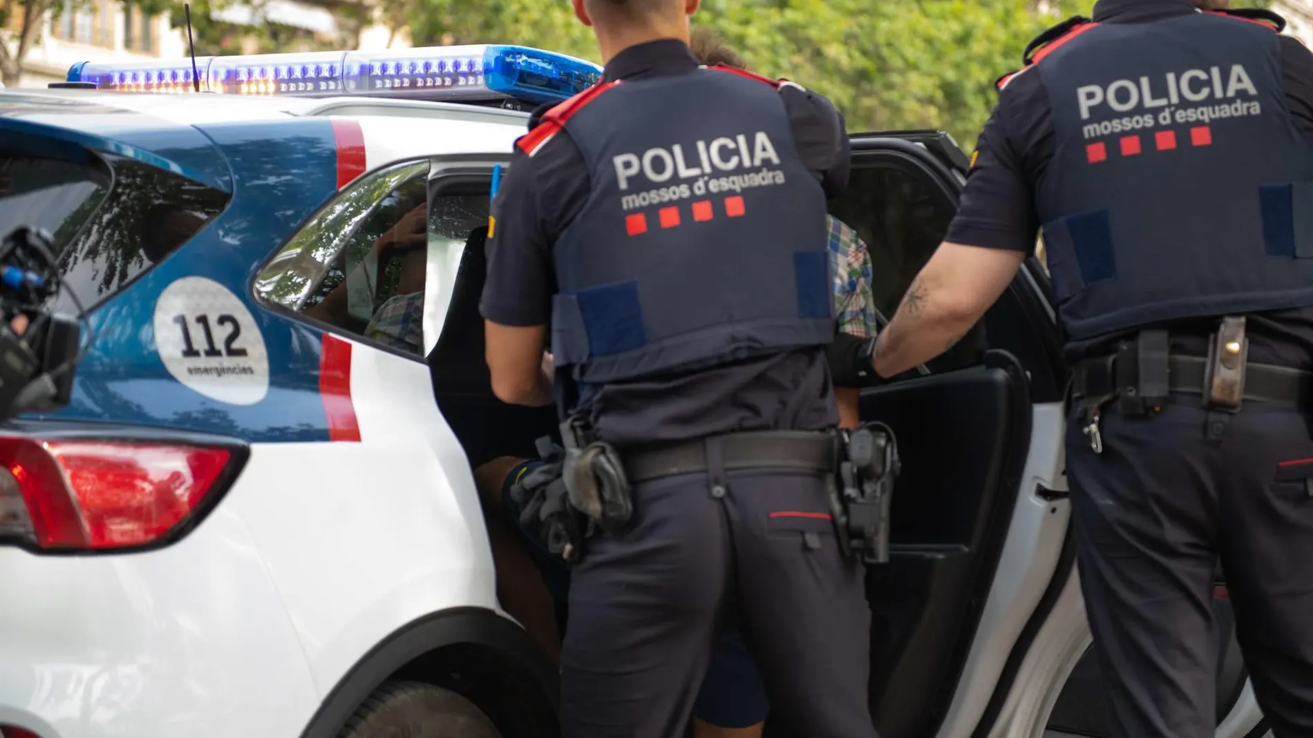 Detención de los Mossos d'Esquadra