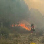 Incendio del sur de Ávila