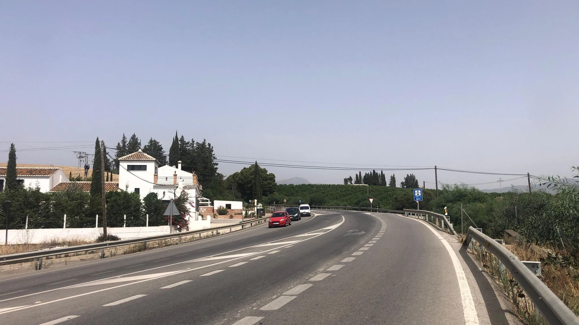 Carretera de la Autovía del Guadalhorce en el tramo entre Casapalma y Cerralba. REMITIDA / HANDOUT por JUNTA DE ANDALUCÍA. Fotografía remitida a medios de comunicación exclusivamente para ilustrar la noticia a la que hace referencia la imagen, y citando la procedencia de la imagen en la firma 29/07/2025