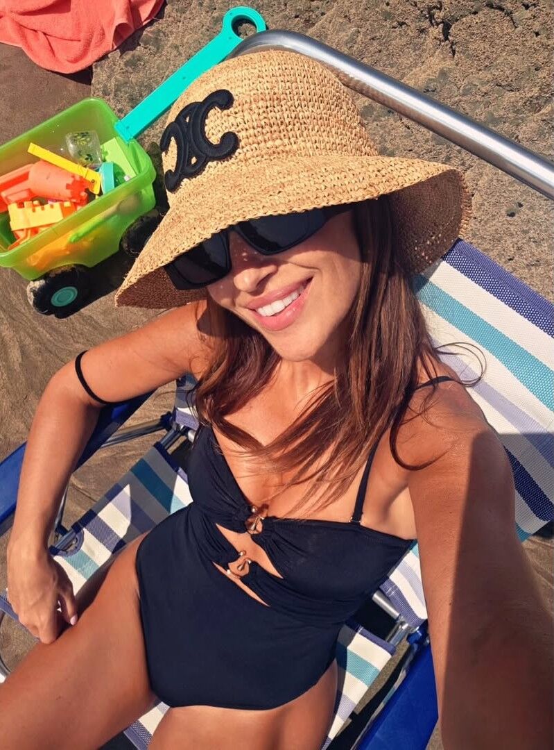 El bañador de Paula Echevarría. 
