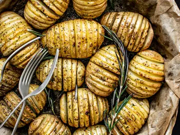 Patatas asadas. Patatas asadas.
