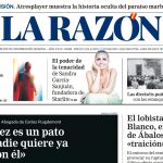 Portada de LA RAZÓN del domingo 3 de agosto de 2025