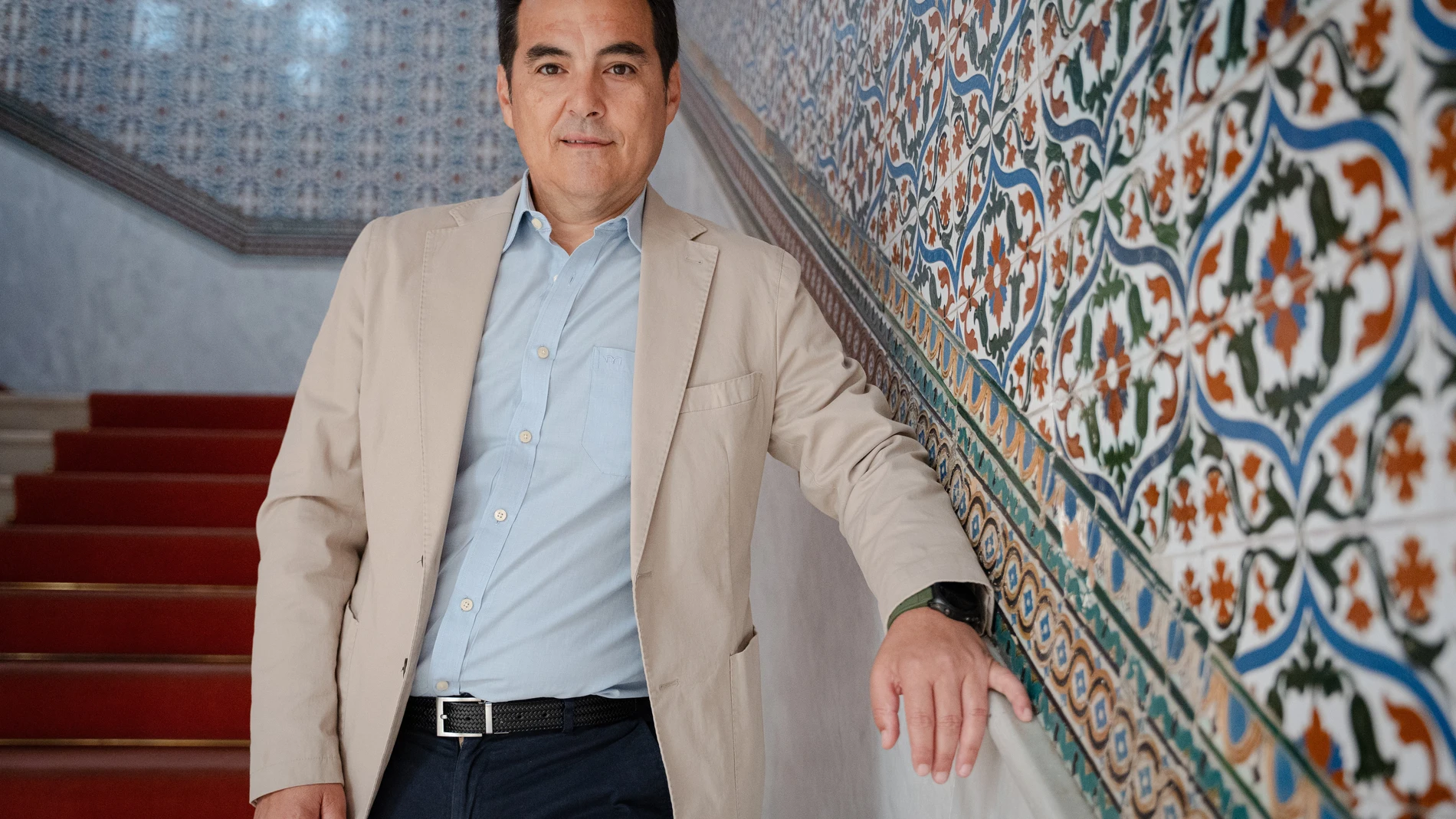 El consejero de Justicia de la Junta de Andalucía, José Antonio Nieto, durante la entrevista concedida a Europa Press. A 31 de julio de 2025, en Sevilla (Andalucía, España).31 JULIO 2025María José López / Europa Press31/07/2025