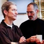 Tim Cook y Steve Jobs