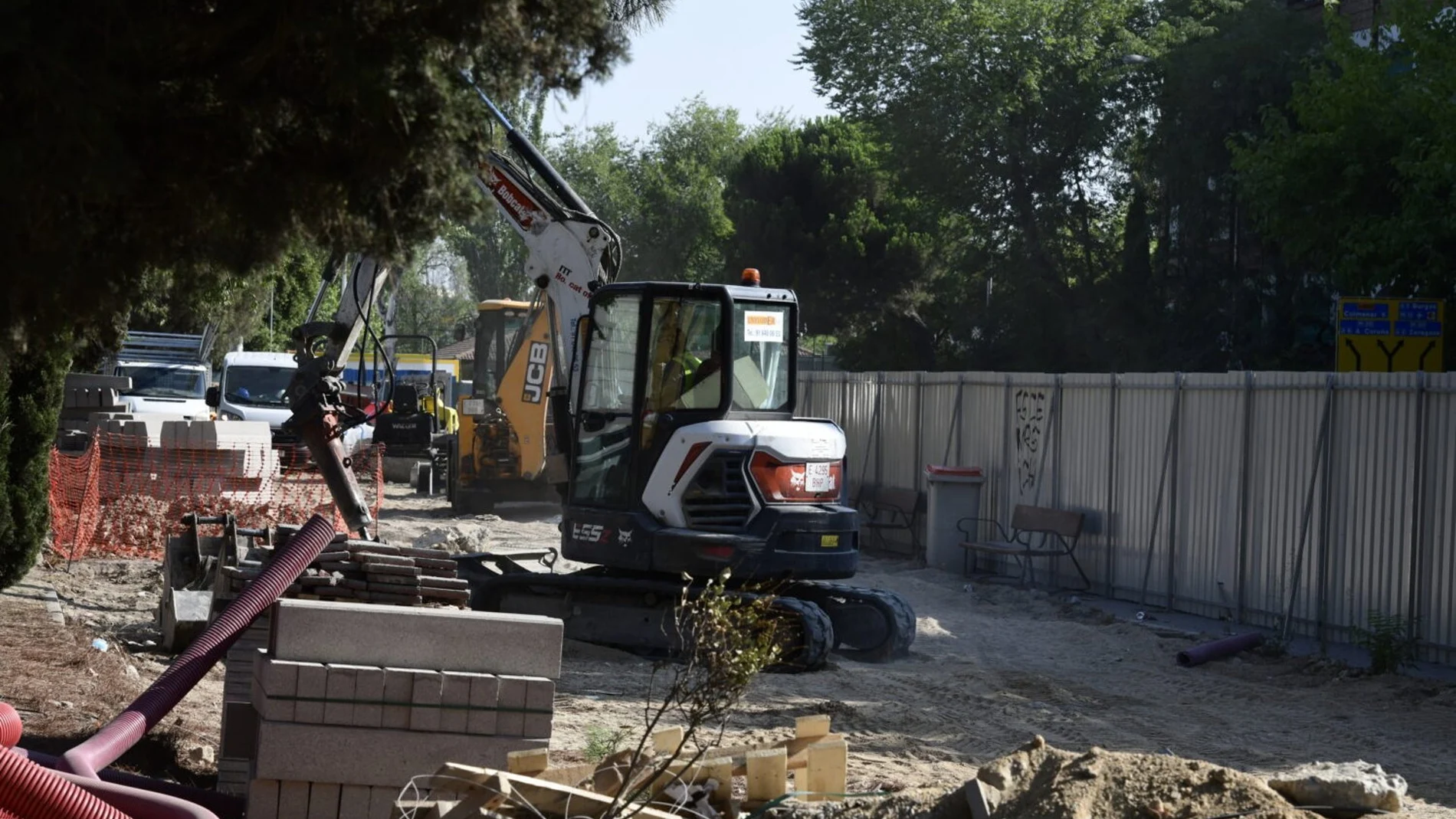 Comienza la segunda fase de obras del Parque Castellana con el cierre del carril central para preparar el nuevo túnel