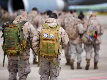 Personal del Ej&eacute;rcito del Aire y del Espacio integrante del Destacamento A&eacute;reo T&aacute;ctico Vilkas