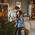 Imagen de archivo de una pareja en una relación amorosa 