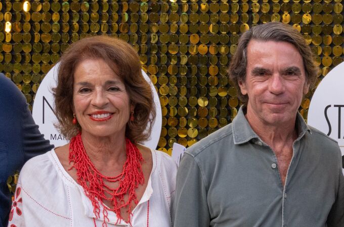 Ana Botella y José María Aznar en Starlite