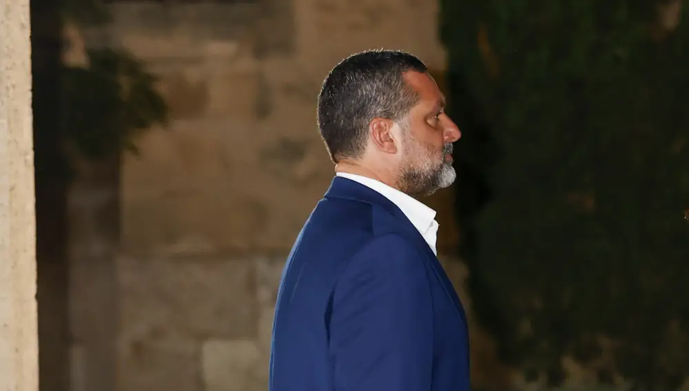 Jaume Anglada, en la recepción de los Reyes y sus hijas en Marivent