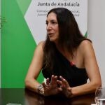 Loles López, consejera de Inclusión Social, en un momento de la entrevista