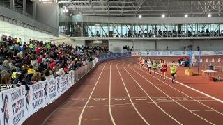 Pista cubierta de atletismo de La Aldehuela, en Salamanca