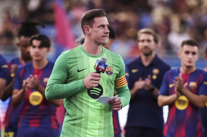 Fútbol.- Ter Stegen: "Ha sido importante solucionar el tema con el club, ahora es momento de mirar hacia adelante"