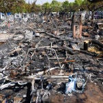 Un camping de El Vendrell incendiado por un posible fallo eléctrico