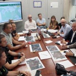 El consejero de Medio Ambiente, Juan Carlos Suárez-Quiñones preside la reunión del CECOPI en León