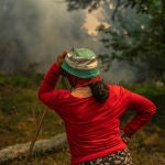 Incendio forestal en A Pobra de Trives