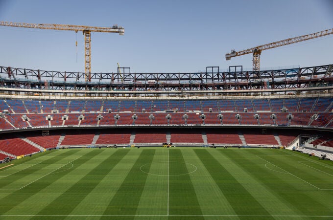 Fútbol.- El Barça asegura que el Spotify Camp Nou avanza "a buen ritmo"