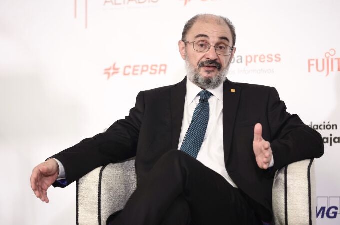 El presidente del Gobierno de Aragón, Francisco Javier Lambán,