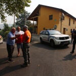 Vecinos desalojados por los incendios en la provincia de León