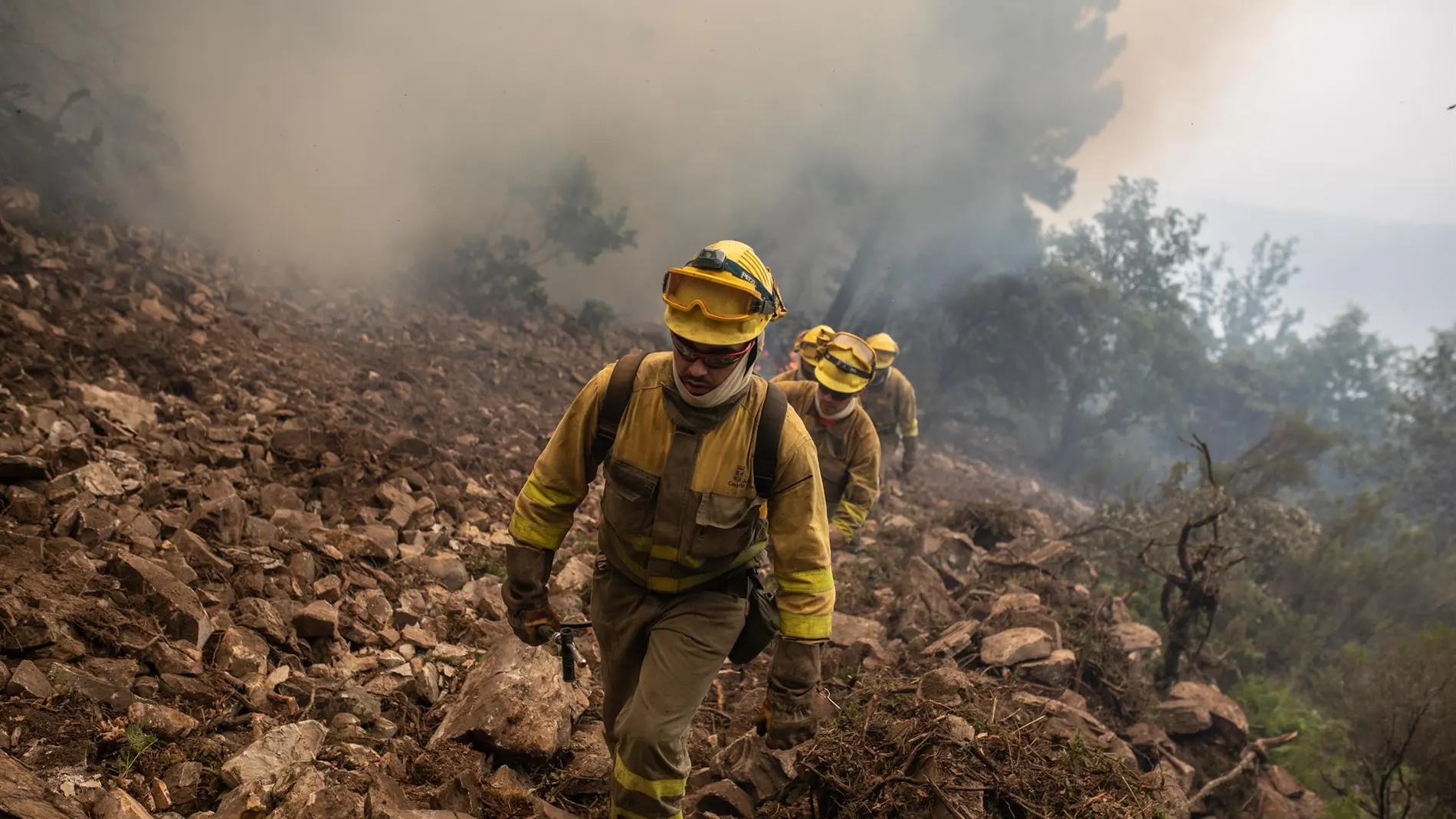 Incendio en la Sierra de Gredos