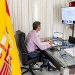 Sánchez preside la reunión de coordinación por los incendios